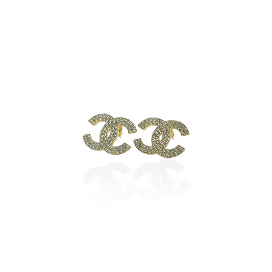 Luxe C Elegance Earrings - 18K Gold Plated